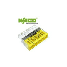 WAGO Wago Compact vezeték összekötő, 5 vezeték nyílásos villanyszerelés