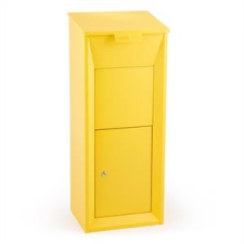 Waldbeck Waldbeck Postbutler Paketbox, postaláda csomagokra, álló postaláda, sárga kerti dekoráció