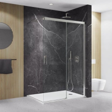  Walk-in zuhanyparaván 130 cm Roth Melina Line MI DWR 130205 VPE kád, zuhanykabin