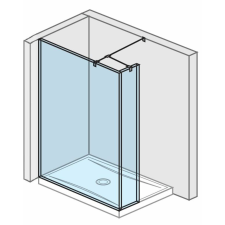 Walk-in zuhanyparaván 130x20 cm Jika Pure H2674270026681 fürdőszoba kiegészítő