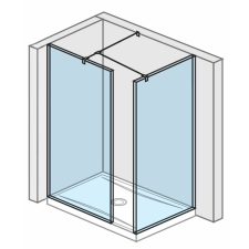 Walk-in zuhanyparaván 70x80 cm Jika Pure H2684230026681 fürdőszoba kiegészítő