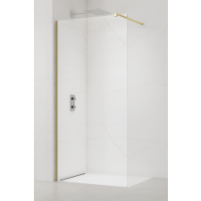 Walk-in zuhanyparaván 75 cm SAT sárgaréz SATBWI75PRMO kád, zuhanykabin