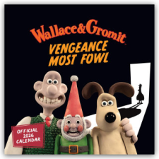 Wallace and Gromit 2026 - Wandkalender naptár, kalendárium
