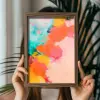  Wallity Decorative Framed MDF Painting Multicolor GE173-L
