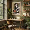  Wallity Decorative Framed MDF Painting Multicolor NC11187 - 5575