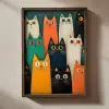  Wallity Decorative Framed MDF Painting Multicolor TUN020-L