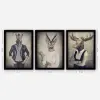  Wallity Decorative Framed Painting (3 Pieces) Multicolor 3SC196