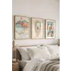  Wallity Decorative Painting Set (3 Pieces) Multicolor Ç-300760 - 5070