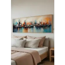 Wallity Dekoratív Keretezett MDF Festmény Többszínű Artsmdfyty19-50120 grafika, keretezett kép