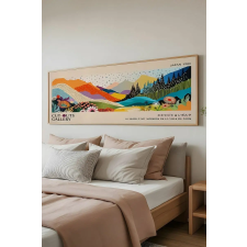  Wallity Dekoratív Keretezett MDF Festmény Többszínű Artsmdfyty2-50120 grafika, keretezett kép