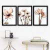 Wallity Elegáns dekoratív keretes festőkészlet (3 db), 35 x 45 cm | 100% MDF, 2 cm Vastag | Stílusos falfestmény otthoni és irodai dekorációhoz