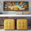 Wallity Elegáns dekoratív keretes MDF festmény, 40 x 120 cm | 100% UV nyomtatott, fenyőfa keret (3,5 cm) | Tökéletes lakberendezési és modern terek számára