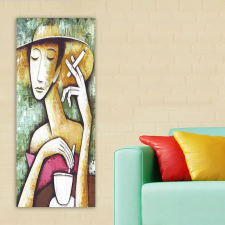 Wallity Elegáns vászonfestmény, 50 x 120 cm, fakeret dekoráció