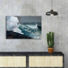 Wallity Thomas Moran dekoratív vászonfestmény, 45 x 70 cm, 100% velúr vászon, 100% fa keret (3 cm vastag) | Elegáns művészet otthoni és irodai dekorációhoz