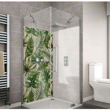 Wallplex fürdőszobai dekorpanel Zöld Pálmalevelek 120 x 200 cm tapéta, díszléc és más dekoráció