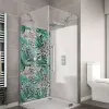 Wallplex Wallplex fürdőszobai dekorpanel Egzotikus levelek 120 x 200 cm