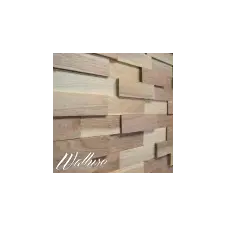 Wallure Wallure Fa panel sávos, dió, széles, gyalult-natúr dekorburkolat