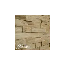 Wallure Wallure Fa panel sávos, tölgy, széles, hasított-natúr dekorburkolat