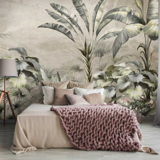 Wallvision Trópusi banánlevél mintás fotótapéta tapéta, díszléc és más dekoráció