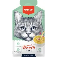 Wanpy CAT Meat Broth Tuna 50 g jutalomfalat macskáknak