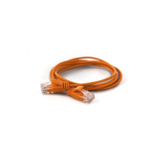 WANTEC Patchkabel UTP  CAT6a           d=2,8mm  0,20m orange (7254) kábel és adapter