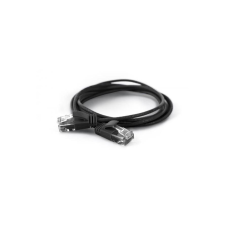 WANTEC Patchkabel UTP  CAT6a           d=2,8mm  0,20m schwar (7310) kábel és adapter