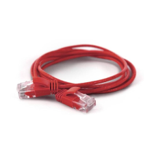 WANTEC Patchkabel UTP  CAT6a           d=2,8mm  0,50m rot (7270) kábel és adapter