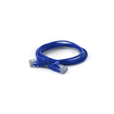 WANTEC Patchkabel UTP  CAT6a           d=2,8mm  1,00m blau (7243) kábel és adapter