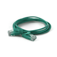 WANTEC UTP CAT6a Patch kábel 3m - Zöld kábel és adapter