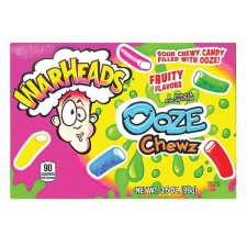 Warheads Ooze Chewz savanyú-gyömölcsös töltött cukorka (99g) csokoládé és édesség