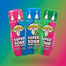 Warheads Warheads Super Sour Double Drops savanyú folyékony cukorka 30ml csokoládé és édesség
