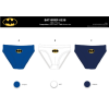 Warner Bros Batman kisfiú alsó - 3 darabos pamut alsó - 122-128