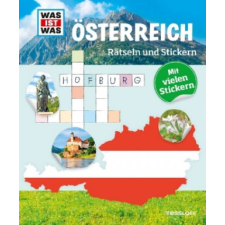  WAS IST WAS Rätseln und Stickern: Österreich, Rätseln und Stickern – Lisa Hebler idegen nyelvű könyv