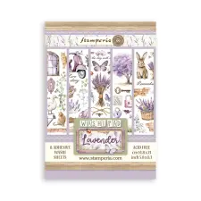  Washi tömb 8 lap A5 - Lavender dekorációs kellék