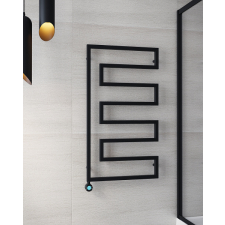 Wasserburg E-STYLE BLACK Törölközőszárító radiátor 138x60 fűtőtest, radiátor