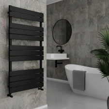 Wasserburg PLANA BLACK/Fekete Törölközőszárító radiátor 120x60 fűtőtest, radiátor
