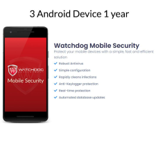 Watchdog Mobile Security - 3 eszköz / 1 év  elektronikus licenc karbantartó program