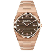 WATCHPEOPLE WP1 - Rozé arany, barna, unisex karóra - 41 mm - (701201) karóra