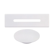 Water Fun Acél || túlfolyó- és lefolyó takaró szett szabadon álló kádhoz, white fürdőszoba kiegészítő