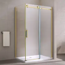 Water Fun Milano || Duo Gold zuhanykabin 80x120, 195cm, 8mm, NANO kád, zuhanykabin