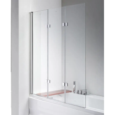 Water Fun Triad || 6mm, 120x140 kádparaván, 3 részes, összehajtható, nano nélkül fürdőszoba kiegészítő