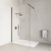 Water Fun Walk-in || Rose Gold zuhanyfal 120, 200cm, 8mm, NANO