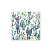  Watercolour Cacti papírszalvéta 33x33cm, 20db-os asztalterítő és szalvéta