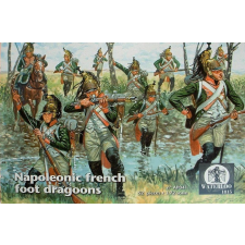 Waterloo 1815 Napoleonic french foot dragoons 1:72 (AP041) makett