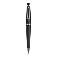 Waterman Golyóstoll, 0,7 mm, matt fekete tolltest, ezüst klip, WATERMAN  Expert III  , kék toll