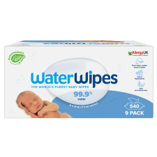 WaterWipes Biodegradable Babatörlőkendő Super Value Pack 9x60db törlőkendő