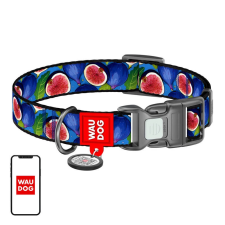  Waudog nylon kutya nyakörv QR kóddal nyakörv, póráz, hám kutyáknak