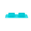  WAUDOG Silicone Bowl Set - dupla, összecsukható, szilikon tál (kék) utazáshoz, sétához kutyák részér