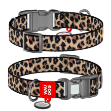  WAUDOG textil kutya nyakörv Leopard nyakörv, póráz, hám kutyáknak