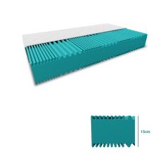 WBTX Hab matrac DELUXE 90 x 200 cm Matracvédő: Matracvédő nélkül ágy és ágykellék